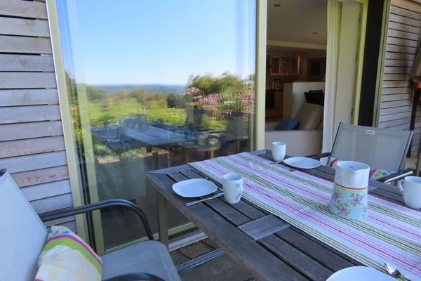 Terrasse  Ferienhaus Spetzgart