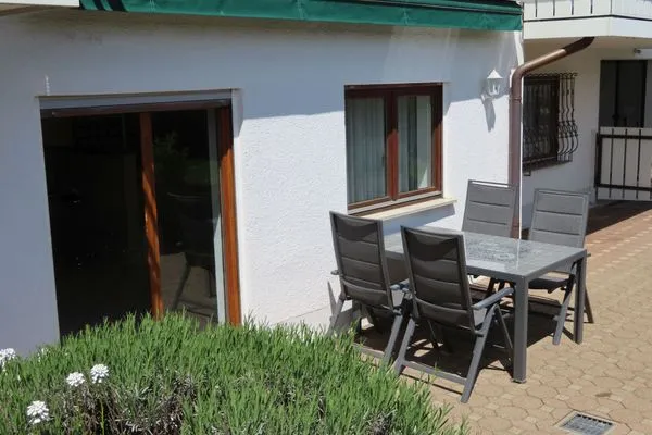 Terrasse  Ferienwohnung Ossiander