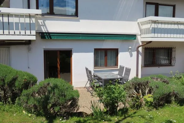 Garten  Ferienwohnung Ossiander