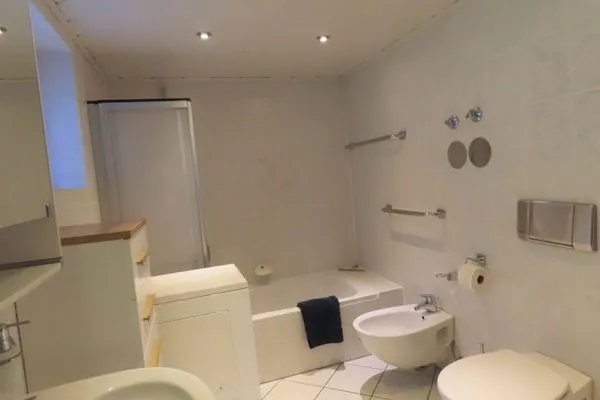 Badezimmer  Ferienwohnung Ossiander