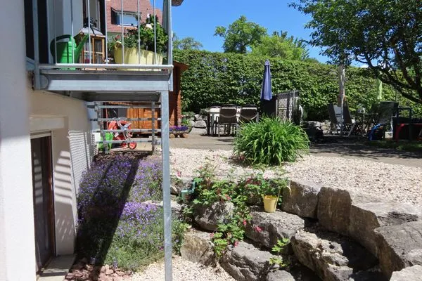 Terrasse  Ferienwohnung Alter Ortsweg