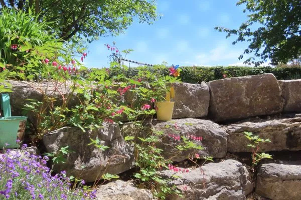 Gartenblick  Ferienwohnung Alter Ortsweg