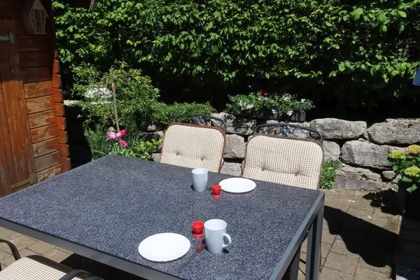 Terrasse  Ferienwohnung Alter Ortsweg
