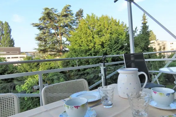 Balkon  Ferienwohnung Am Strandbad