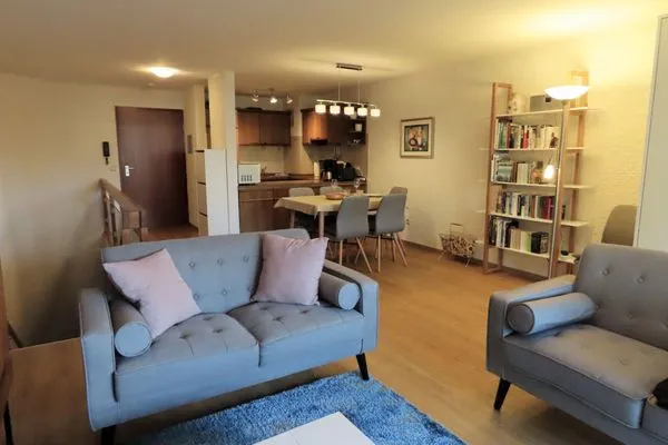 Wohnzimmer  Ferienwohnung Am Strandbad