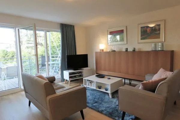 Wohnzimmer  Ferienwohnung Am Strandbad