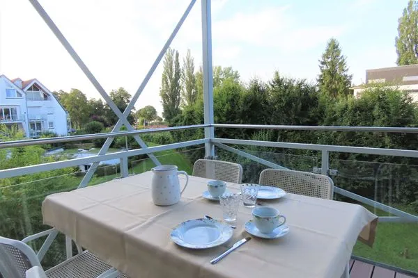 Balkon  Ferienwohnung Am Strandbad