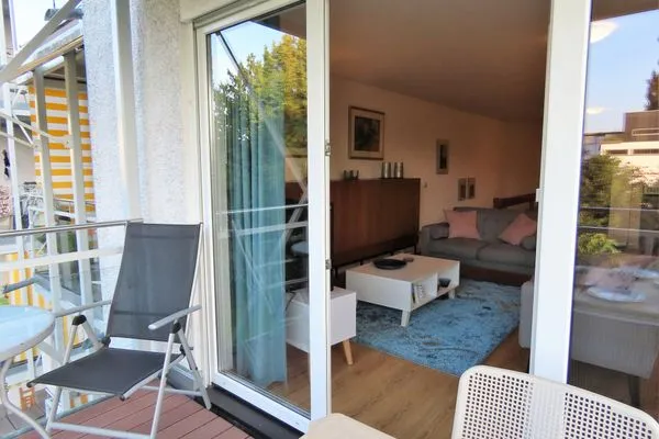 Balkon  Ferienwohnung Am Strandbad
