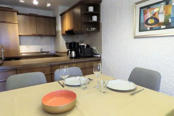 Küche / Küchenzeile  Ferienwohnung Am Strandbad