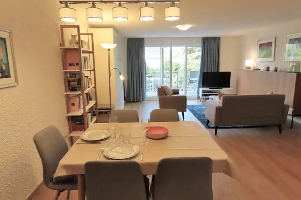 Wohnzimmer  Ferienwohnung Am Strandbad