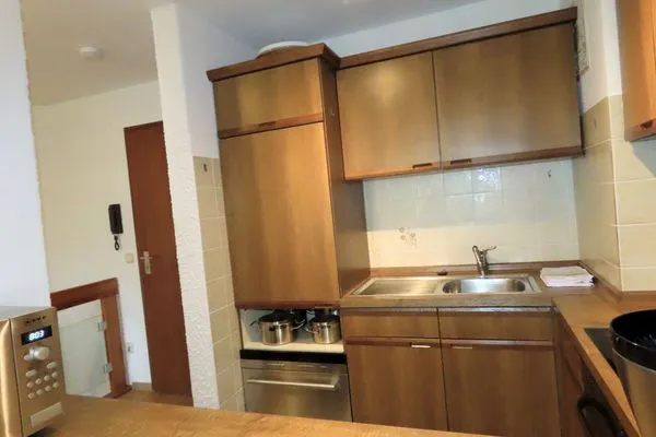 Küche / Küchenzeile  Ferienwohnung Am Strandbad