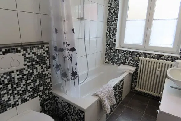 Badezimmer  Ferienwohnung Berndes