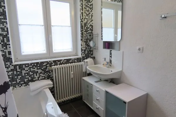 Badezimmer  Ferienwohnung Berndes