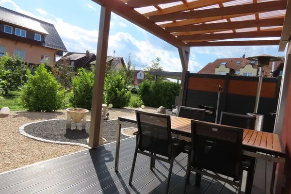 Terrasse  Ferienhaus Sonnenstrahl*****