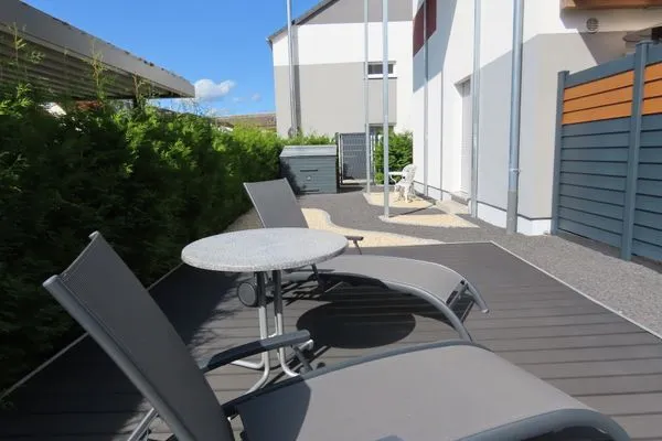 Terrasse  Ferienhaus Sonnenstrahl*****