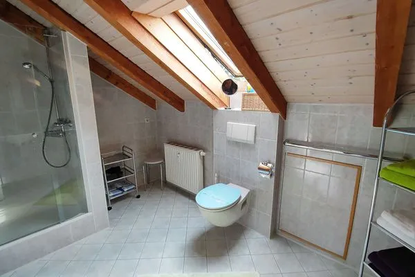 Badezimmer ABC Ferienwohnungen Maisonette-Wohnung B1****