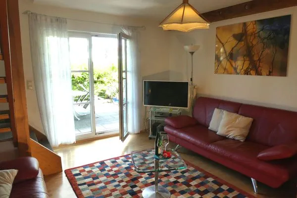 Wohnzimmer ABC Ferienwohnungen Maisonette-Wohnung B1****