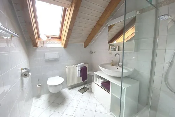 Badezimmer ABC Ferienwohnungen Maisonette-Wohnung B2****