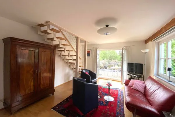 Wohnzimmer ABC Ferienwohnungen Maisonette-Wohnung B2****