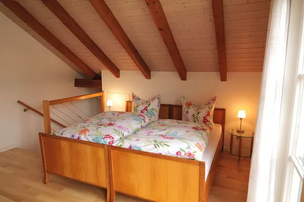 Schlafzimmer ABC Ferienwohnungen Maisonette-Wohnung B2****