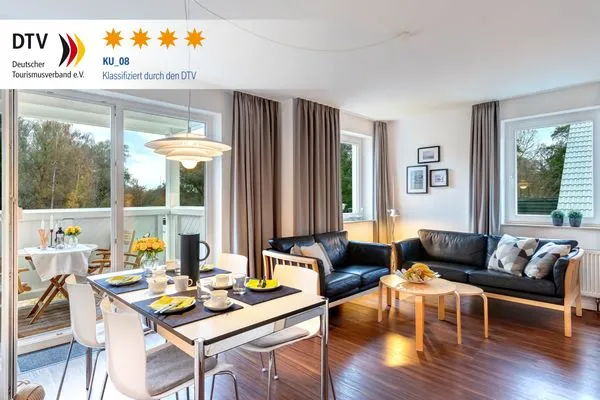 Wohnzimmer  Villa Madeleine, Whg. 08