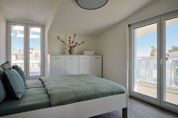  Maisonette-Apartment C11 "Pine Hill Resort" – Zwei Balkone, zwei Terrassen Zirchow - Schlafzimmer