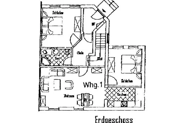 Grundriss  Haus Stella Maris - Ferienwohnung Meeresleuchten