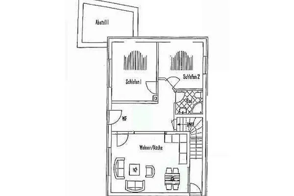 Grundriss  Haus Walfänger - Ferienwohnung 1