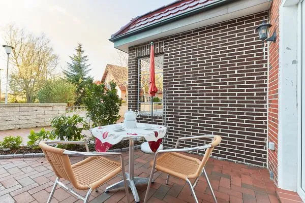 Terrasse  Haus Lübben - Ferienwohnung Adelheit
