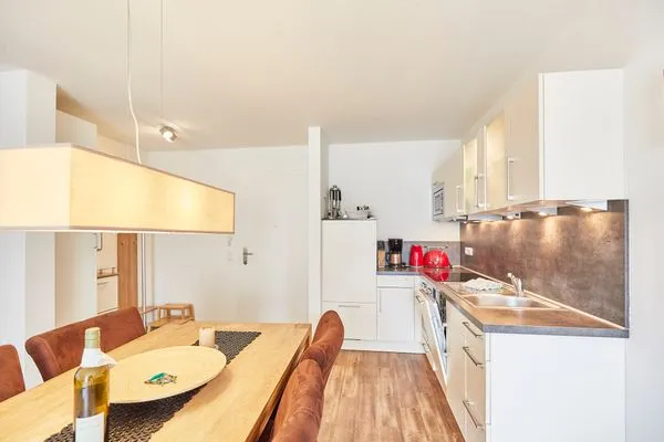 Küche / Küchenzeile  Rodehuus - Ferienwohnung Sandkorn