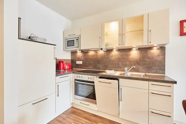 Küche / Küchenzeile  Rodehuus - Ferienwohnung Sandkorn