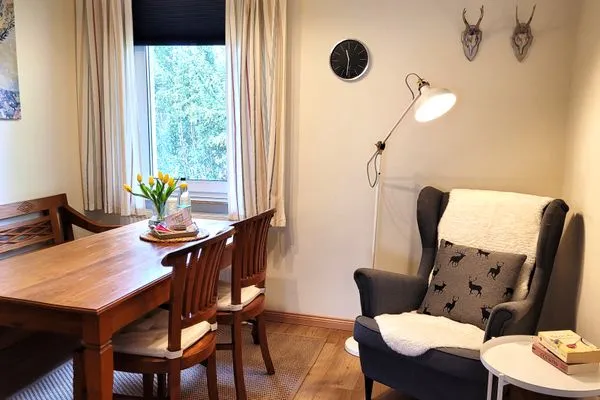 Essbereich - Gemütlichkeit und Stil  Ferienwohnung Postblick