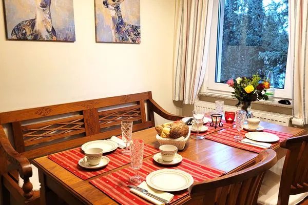 Sitzbereich für 4 Personen  Ferienwohnung Postblick