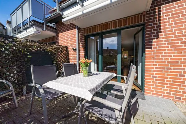 Terrasse  Villa Wilhelmine - Ferienwohnung Jan