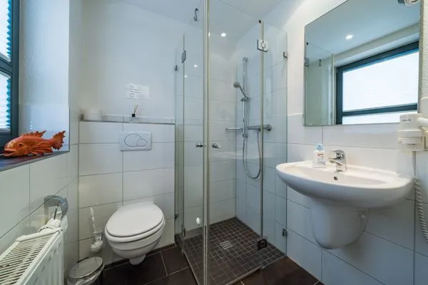 Badezimmer  Villa Wilhelmine - Ferienwohnung Jan