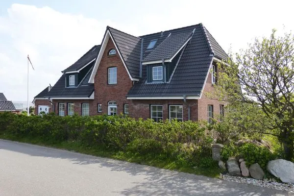 Haus Nordlicht mit Blick ins Wattenmeer in Nebel auf Amrum Haus Nordlicht Ferienwohnung *Bi a Maln*