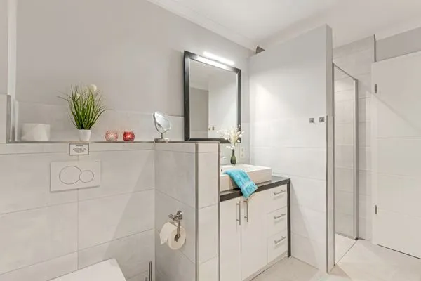 Badezimmer  Relax Bungalow Küstenperle