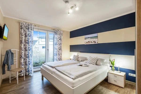 Schlafzimmer  Wellnes Bungalow Sanddüne