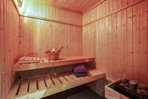 Badezimmer  Wellnes Bungalow Sanddüne