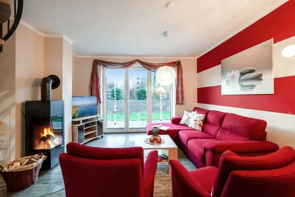 Wohnzimmer  Wellness - Ferienhaus Küstenwind