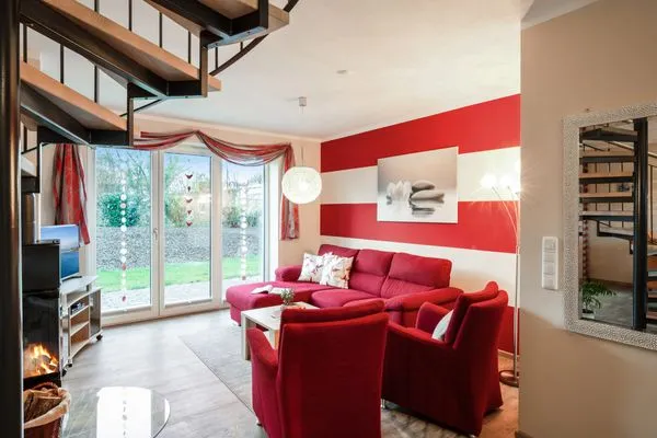 Wohnzimmer  Wellness - Ferienhaus Küstenwind