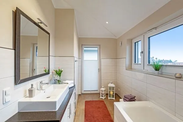 Badezimmer  Wellness - Ferienhaus Steilküste