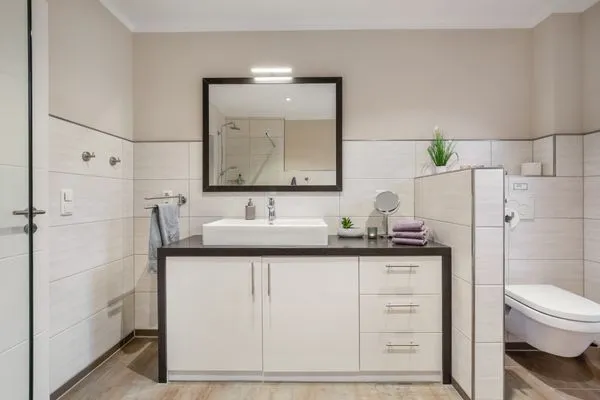 Badezimmer  Wellness - Bungalow Strandgut