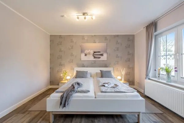 Schlafzimmer  Ferienhaus Rose