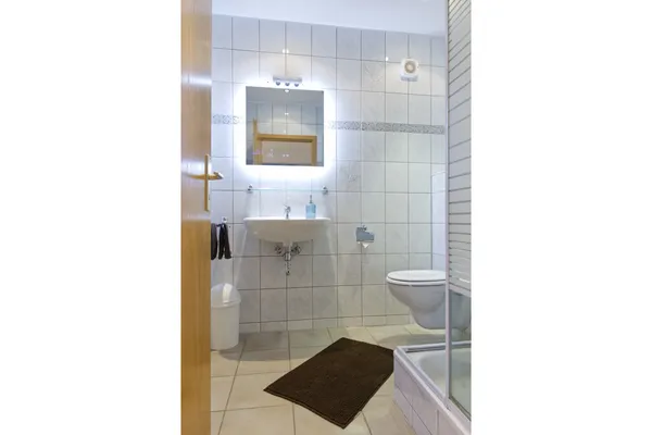 Kleines Badezimmer  Ferienwohnung Storchennest