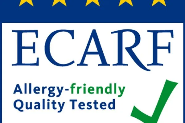 Auszeichnung für allergikerfreundliche Produkte und Dienstleistungen Haus Dünenrose Ferienwohnung Arielle