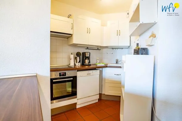 Küche / Küchenzeile Haus Strandblick Ferienwohnung 3