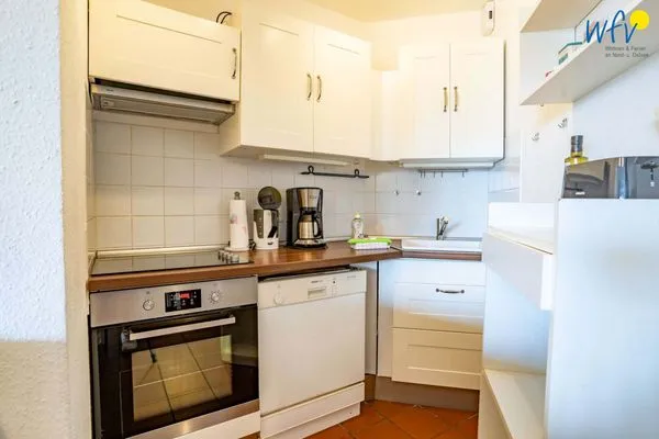 Küche / Küchenzeile Haus Strandblick Ferienwohnung 3