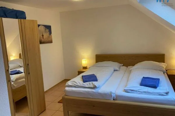 Schlafzimmer Haus Fregatte Ferienwohnung 1