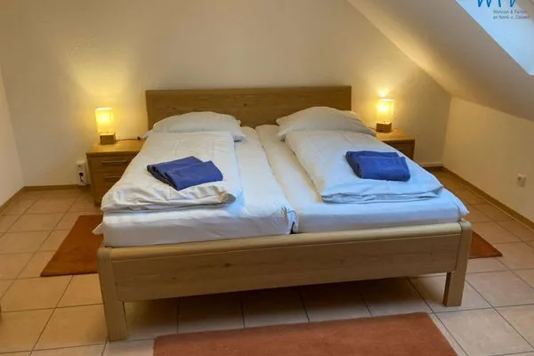 Schlafzimmer Haus Fregatte Ferienwohnung 1